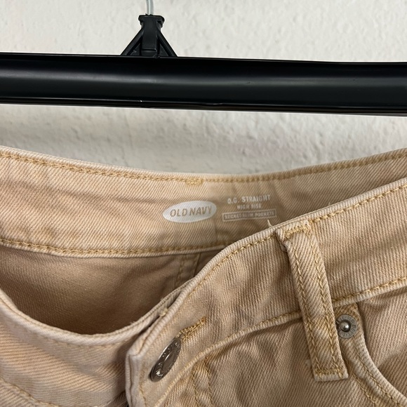 Old Navy Light Tan Jeans - Picture 3 of 3